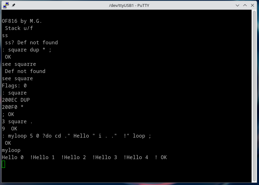 image from 32-bit Forth for the X65 with 65C816 CPU